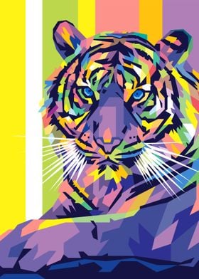 Tiger Pop Art