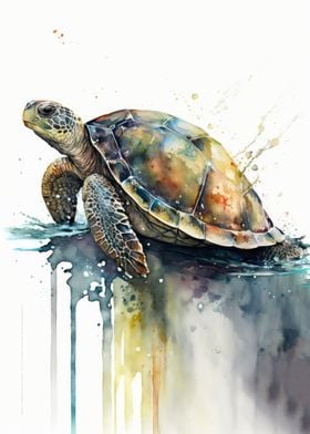 Turtle Watercolor