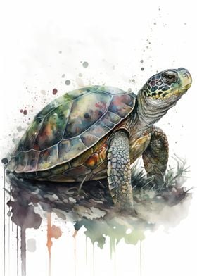 Turtle Watercolor