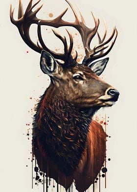 majestic deer 