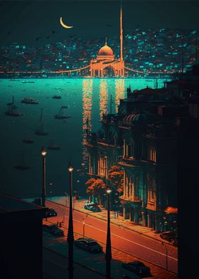 Istanbul Pixel Art