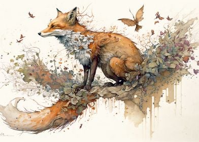 Fox Deity Art
