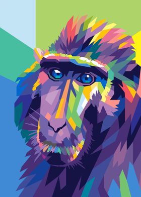 Monkey Popart