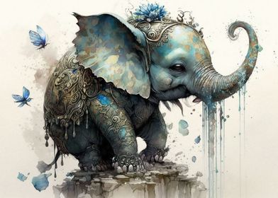 Elephant Deity Art