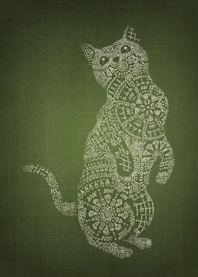 Sorcerous Green Cat