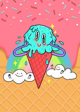 Ice cream Pop Surrealism