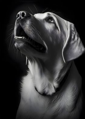 Labrador Noir Art