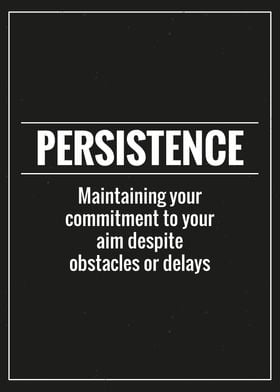 Motivational Persistence