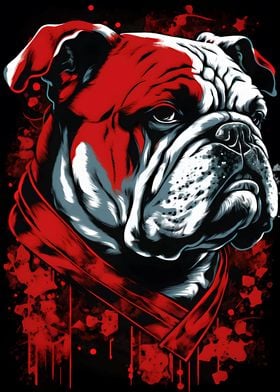 Regal Bulldog Portrait