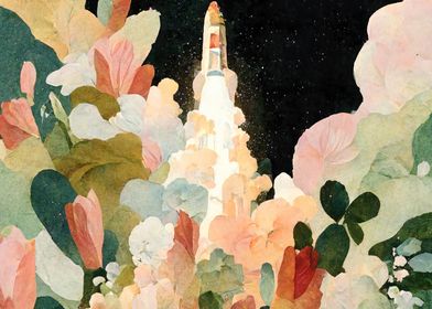 Floral Space Shuttle