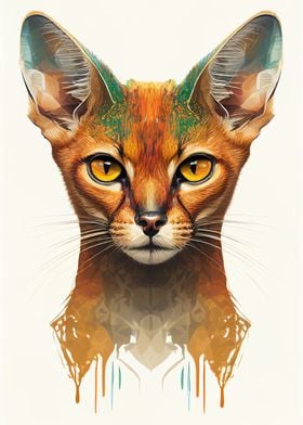 Cute Abyssinian Cat Feline