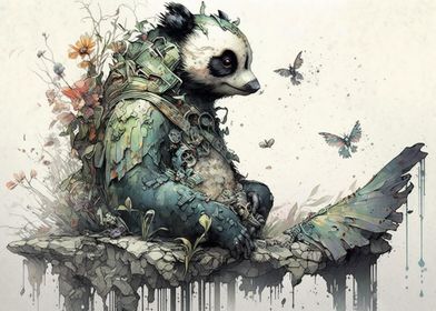 Panda Deity Art