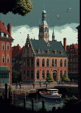 Flensburg Pixel Art 02