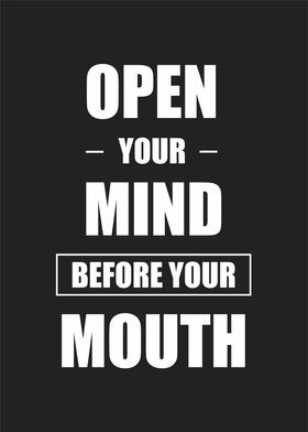 open your mind