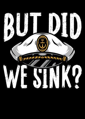 But did we sink