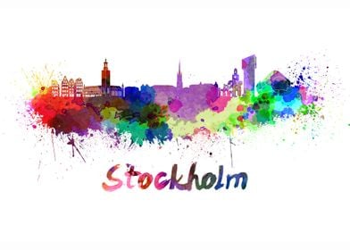 Stockholm skyline