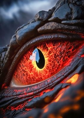 Lava dragon eye