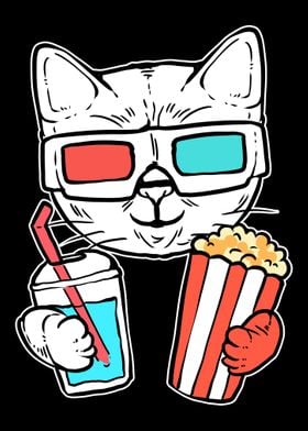 Cat Cinema Foodie Gift