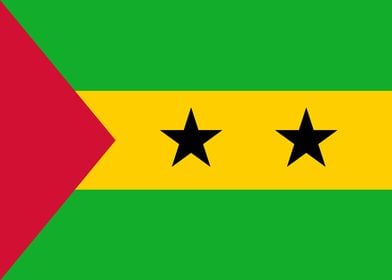 Sao Tome and Principe Flag