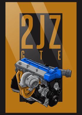 SUPRA 2JZ Engine