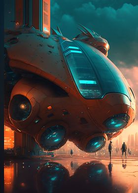 Futuristic Spacecraft