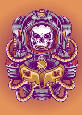 Astronaut skull