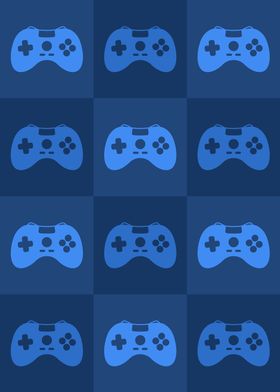 Gamer Controllers Blue