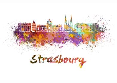 Strasbourg skyline