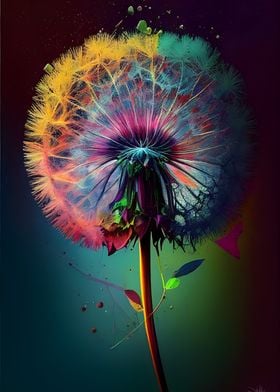 Colorful Dandelion