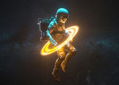 Sci Fi alone astronaut