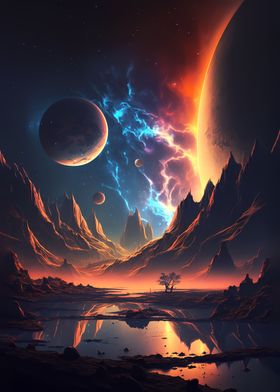 Planet Twilight Landscape