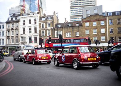 mini traffic on london