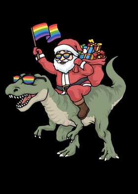 Christmas Pride LGBT Santa