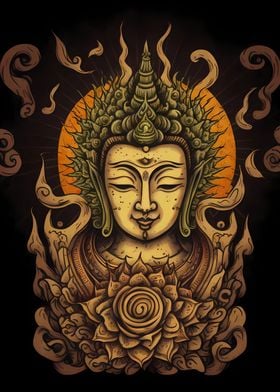 Soulful Serenity of buddha