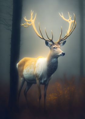 Reindeer in the Forest