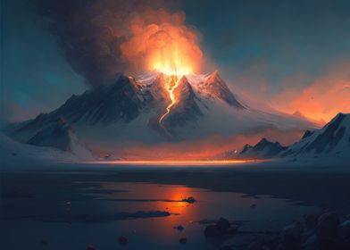 Iceland volcano