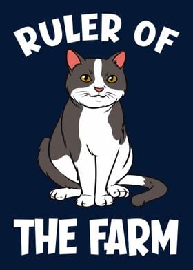 Ruler Of The Farm Cat