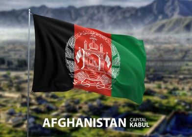 Afghanistan Flag