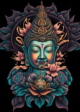 Lotus Bliss budddha