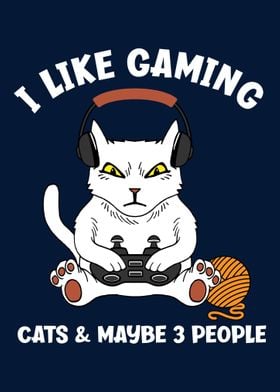 I Like Gaming And Cats