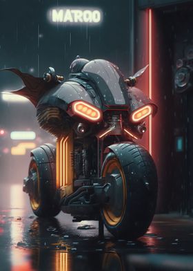 Futuristic Motocycle