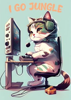 Gamer Cat Jungle