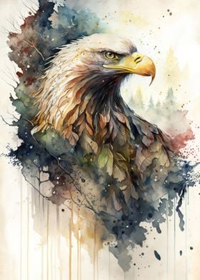 Eagle Watercolor