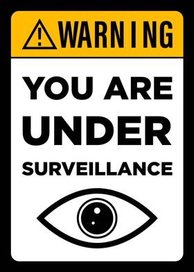 WARNING CCTV