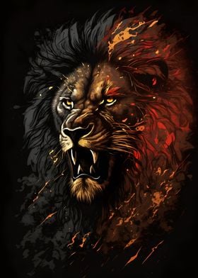 Lion portrait