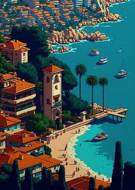 Antalya Pixel art