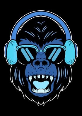 80s Gorilla Disc Jockey G