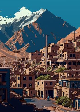 Kabul pixel art