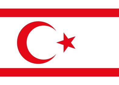 Northern Cyprus Flag