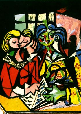 two figures 1934 Picasso